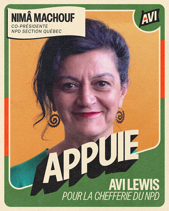 Nima Machouf - Co-President of the NDP/NPD Quebec Section